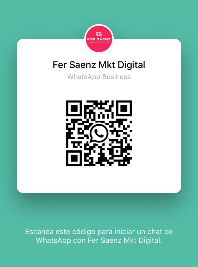 Codigo QR Whatsapp Fer Saenz Codigo QR Fer Saenz
