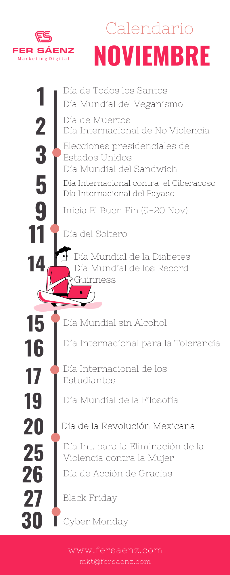 CALENDARIO REDES SOCIALES NOVIEMBRE&nbsp;2020